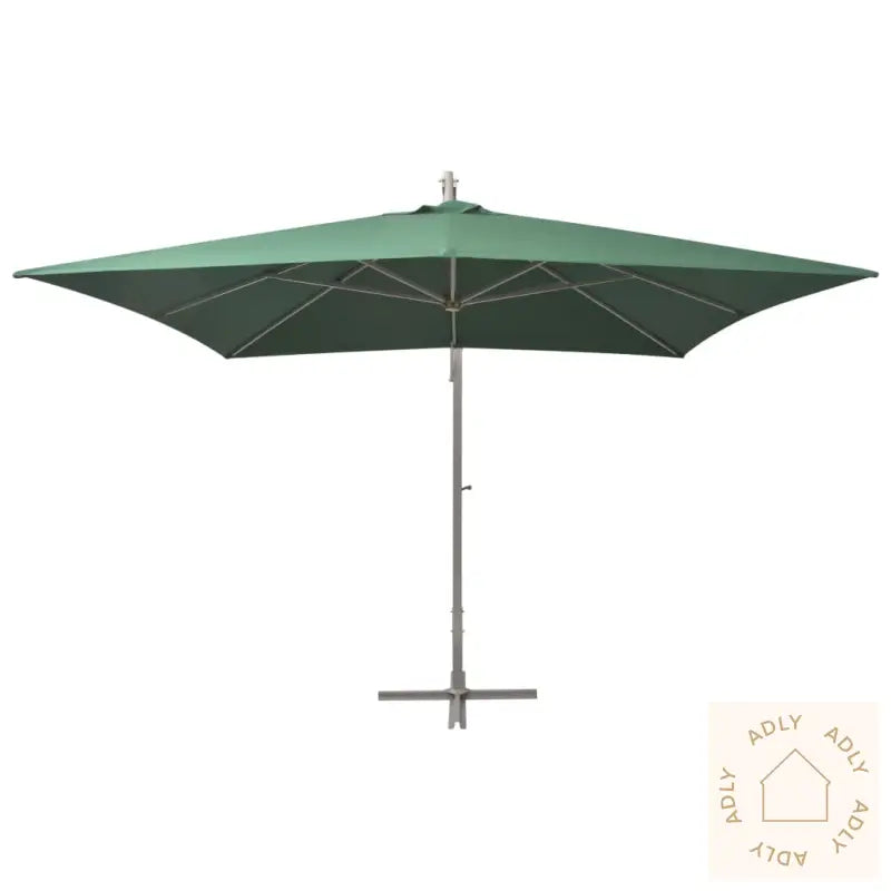 Hengeparasoll 300X300 Cm Grønn Aluminiumsstang