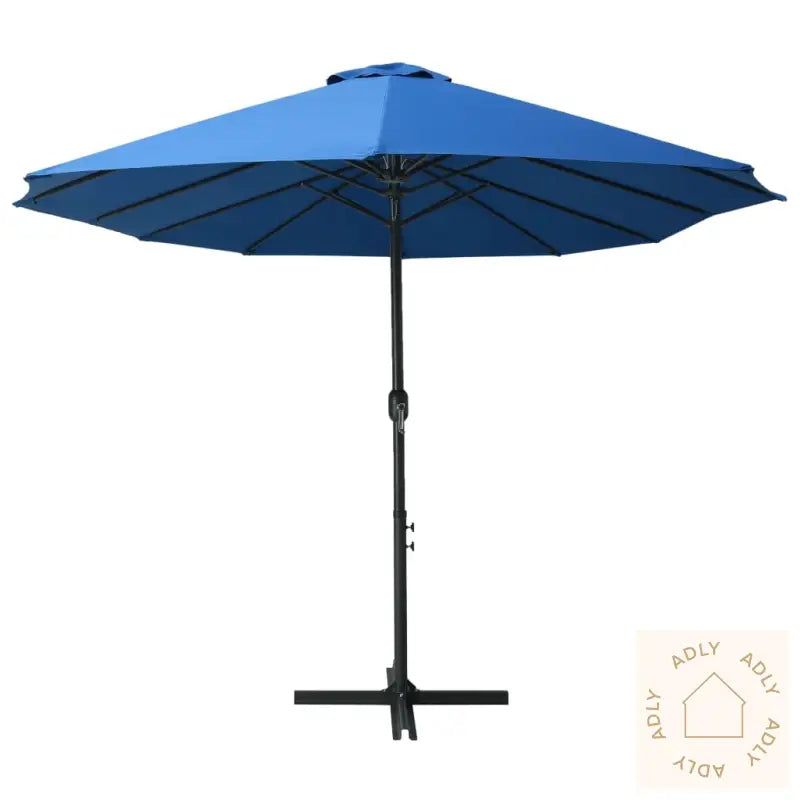 Parasol Med Aluminiumsstang 460X270 Cm Blå