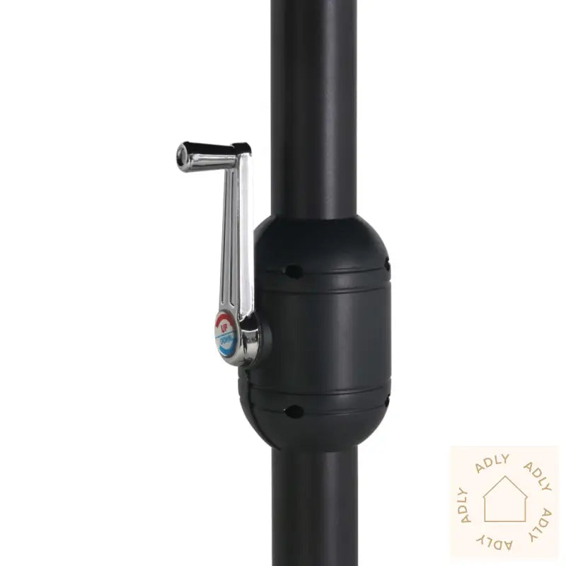 Parasol Med Aluminiumsstang 460X270 Cm Svart