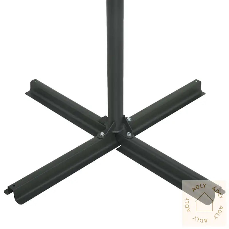 Parasol Med Aluminiumsstang 460X270 Cm Svart