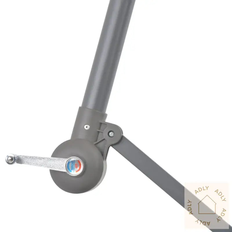 Hengende Hageparasoll Med Aluminiumsstang 300 Cm Svart