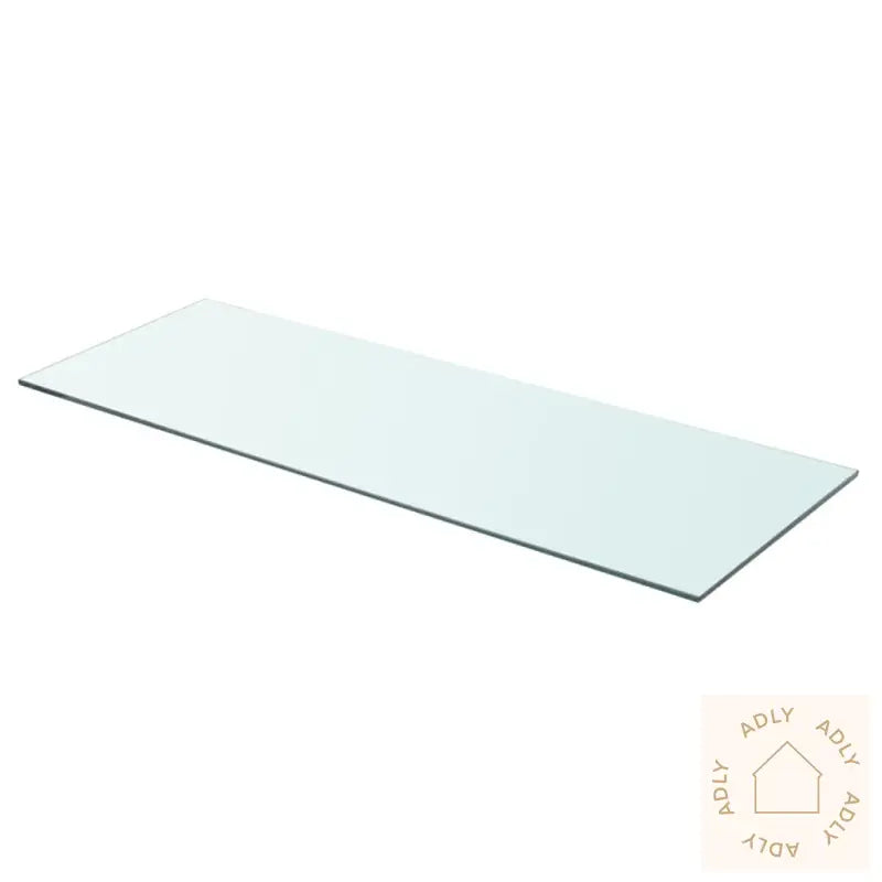 Hyllepanel Klart Glass 80X30 Cm