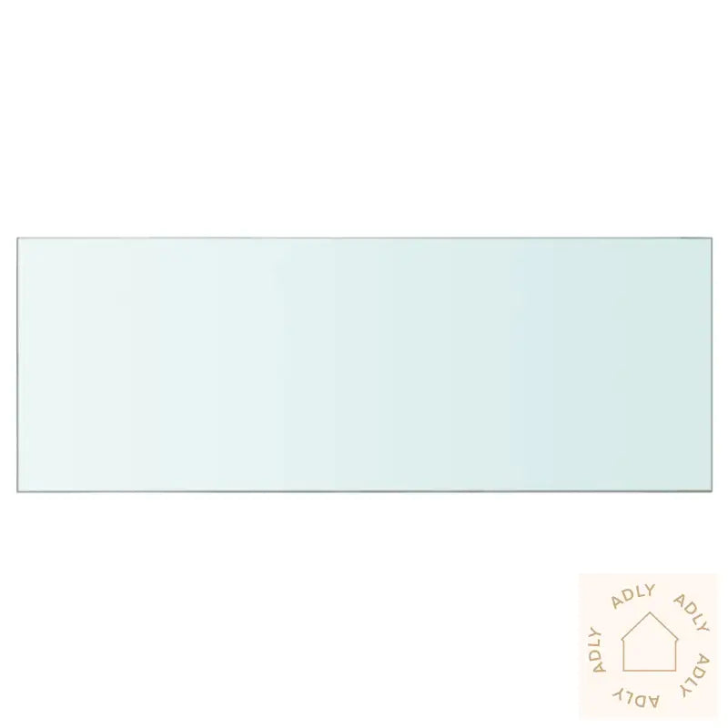 Hyllepanel Klart Glass 80X30 Cm