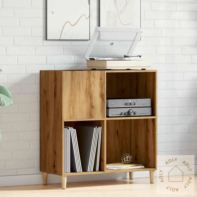 Plateskap Artisan Eik 84,5X38X89 Cm Konstruert Tre