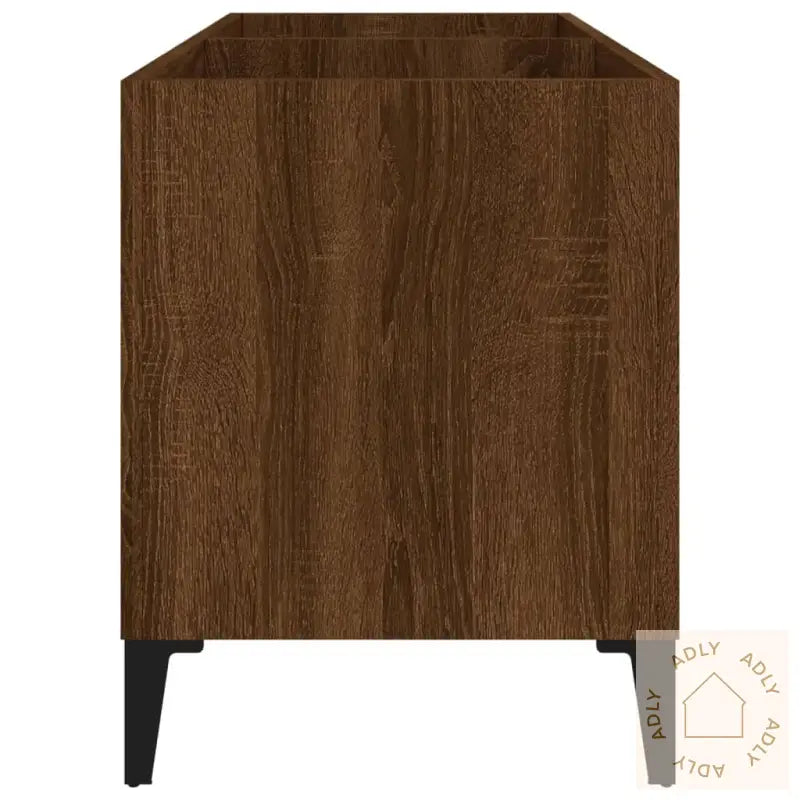 Hifi-Benk Brun Eik 74,5X38X48 Cm Konstruert Tre