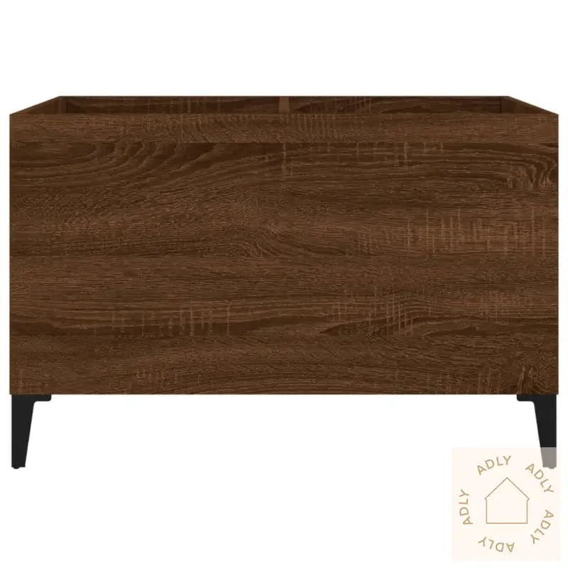 Hifi-Benk Brun Eik 74,5X38X48 Cm Konstruert Tre