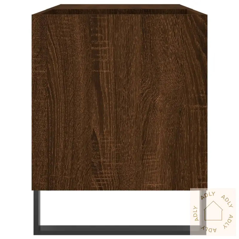 Hifi-Benk Brun Eik 85X38X48 Cm Konstruert Tre