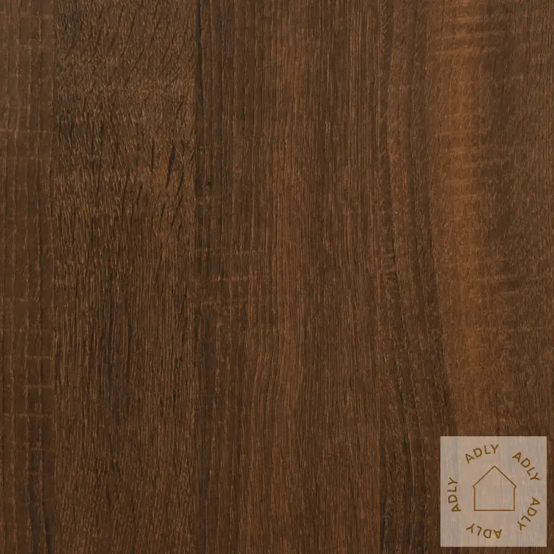 Hifi-Benk Brun Eik 84,5X38X89 Cm Konstruert Tre