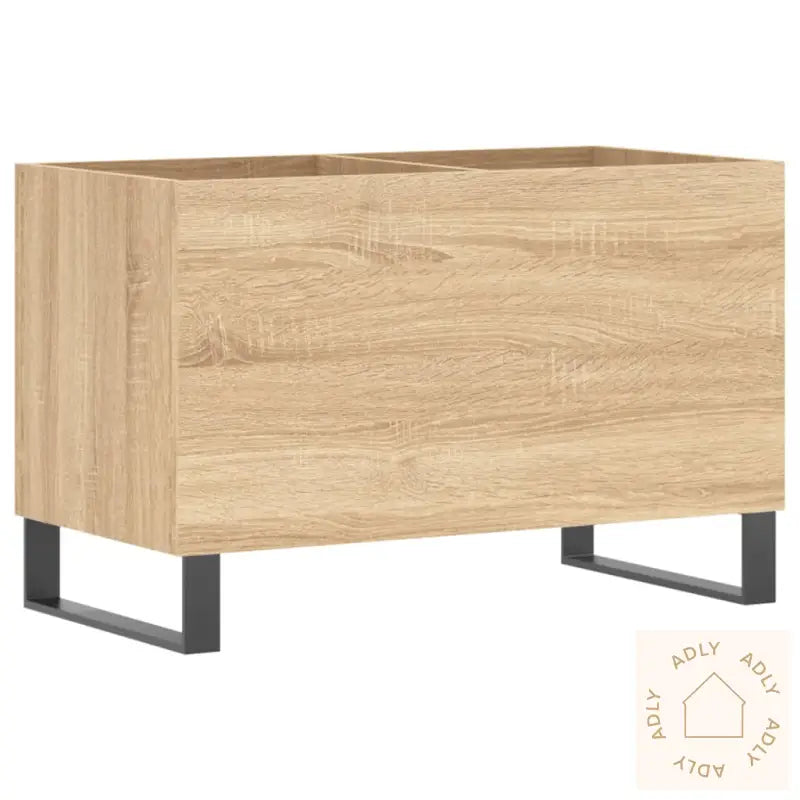 Hifi-Benk Sonoma Eik 74,5X38X48 Cm Konstruert Tre