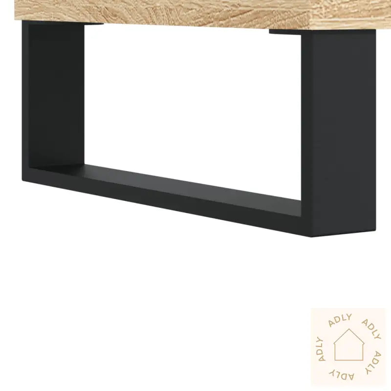 Hifi-Benk Sonoma Eik 74,5X38X48 Cm Konstruert Tre