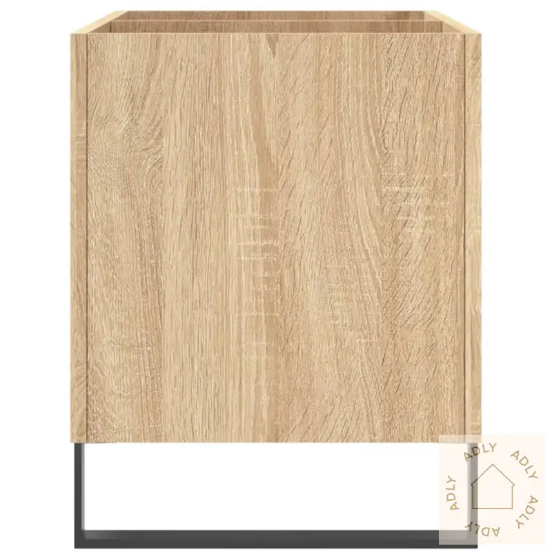 Hifi-Benk Sonoma Eik 74,5X38X48 Cm Konstruert Tre