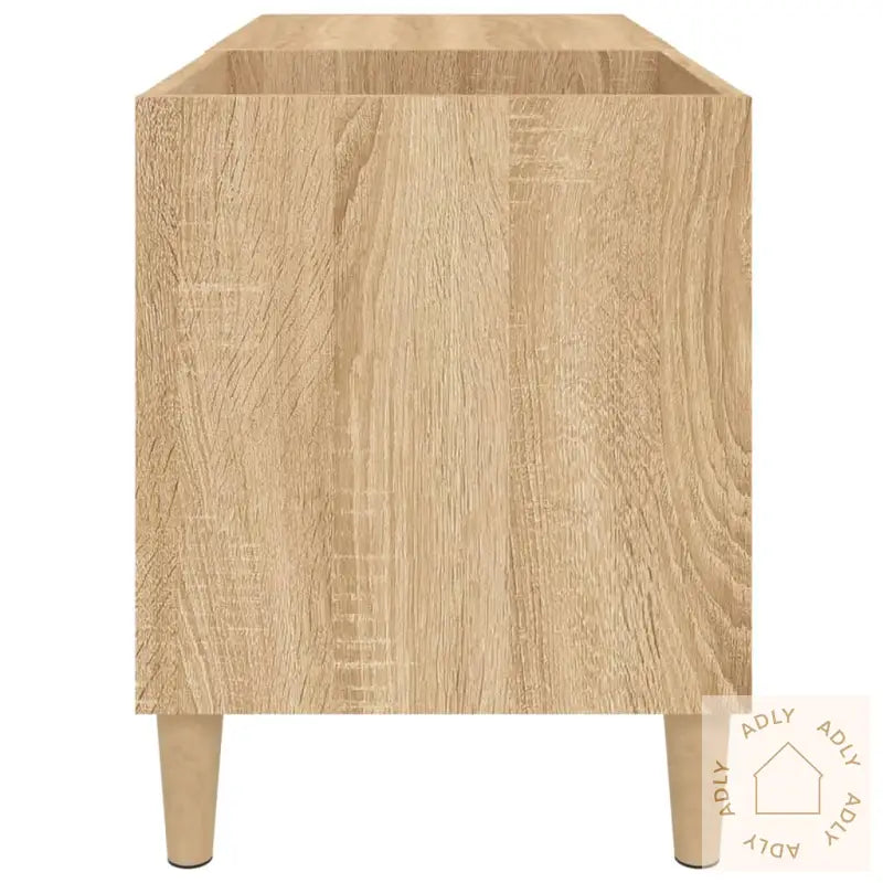 Hifi-Benk Sonoma Eik 84,5X38X48 Cm Konstruert Tre