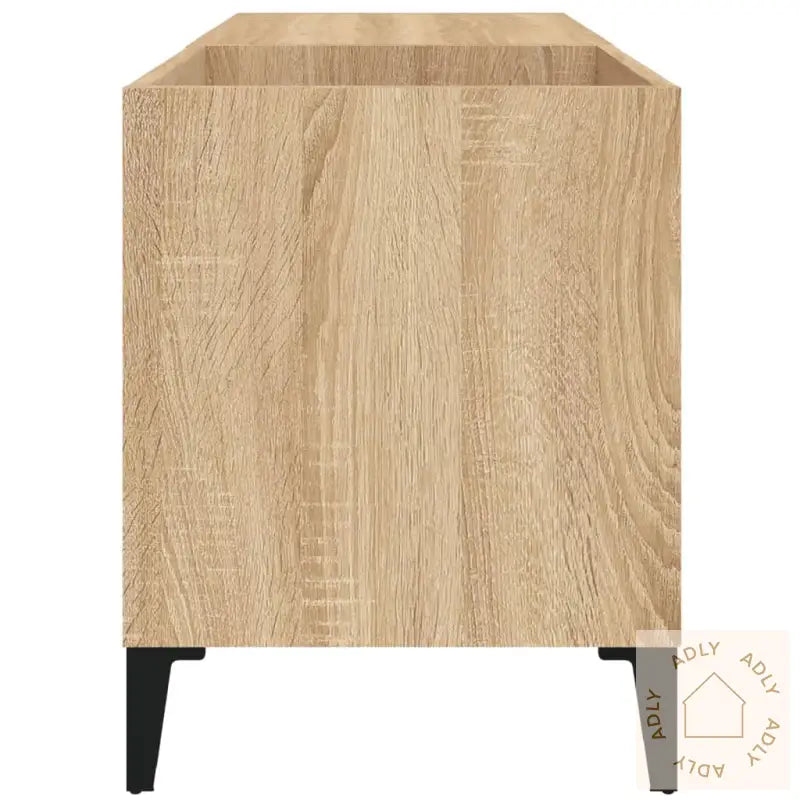 Hifi-Benk Sonoma Eik 84,5X38X48 Cm Konstruert Tre
