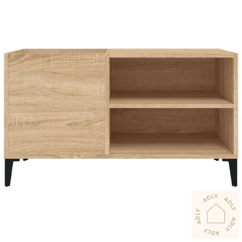 Hifi-Benk Sonoma Eik 84,5X38X48 Cm Konstruert Tre