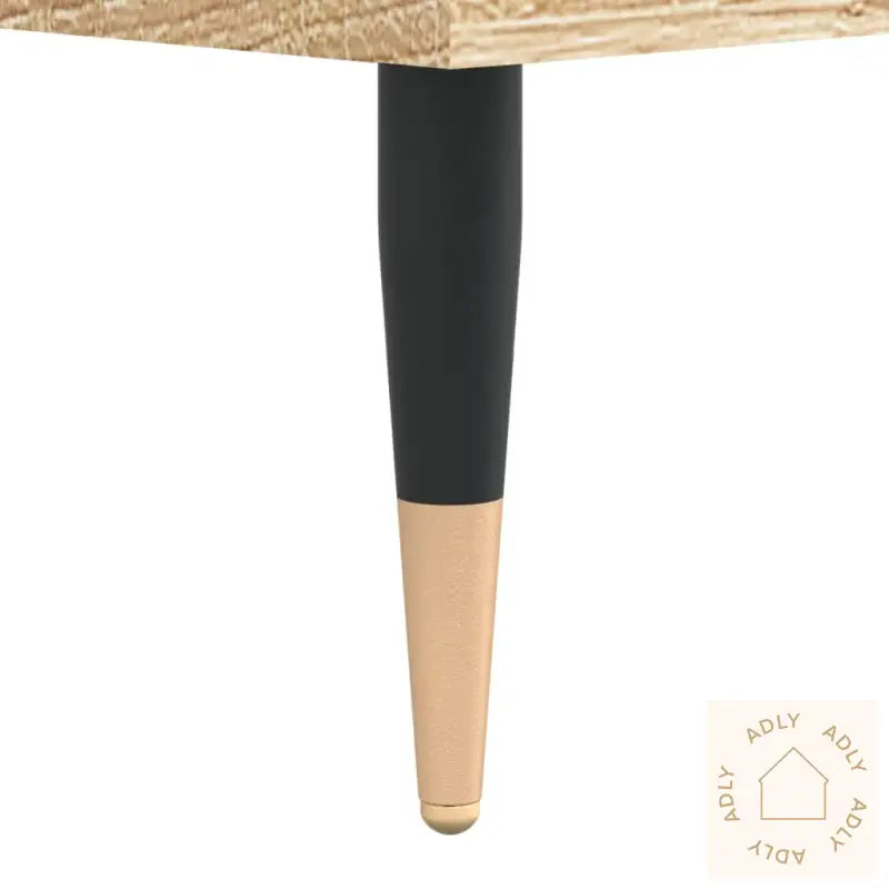 Hifi-Benk Sonoma Eik 85X38X48 Cm Konstruert Tre