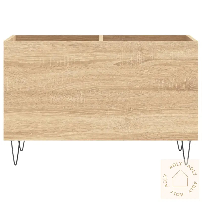 Hifi-Benk Sonoma Eik 74,5X38X48 Cm Konstruert Tre