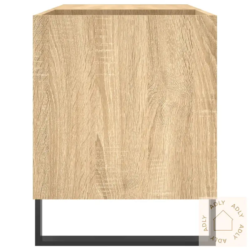 Hifi-Benk Sonoma Eik 85X38X48 Cm Konstruert Tre