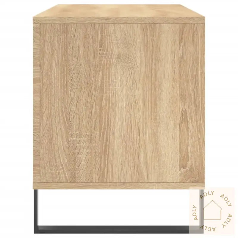 Hifi-Benk Sonoma Eik 100X38X48 Cm Konstruert Tre