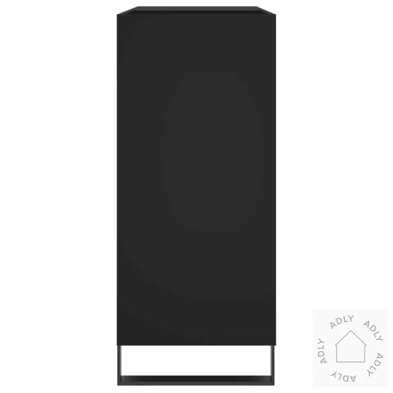 Hifi-Benk Svart 84,5X38X89 Cm Konstruert Tre