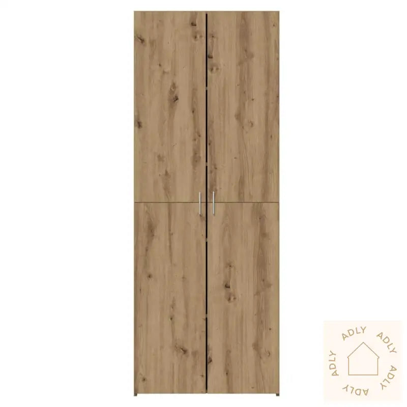 Highboard Artisan Oak 70X42.5X185 Cm Konstruert Tre