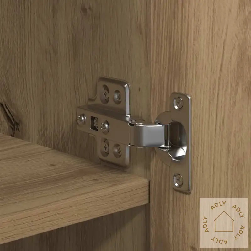 Highboard Artisan Oak 70X42.5X185 Cm Konstruert Tre
