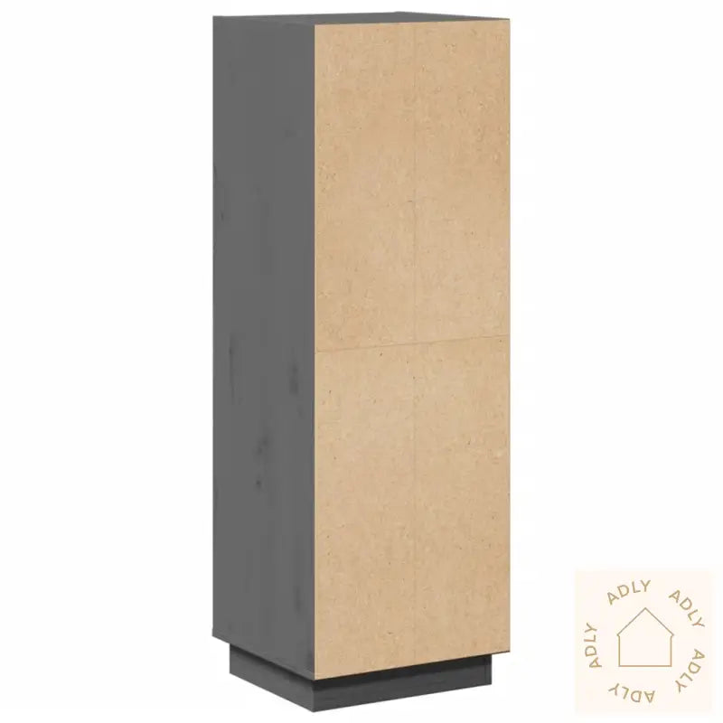 Highboard Grå 37X34X110 Cm Heltre Furu