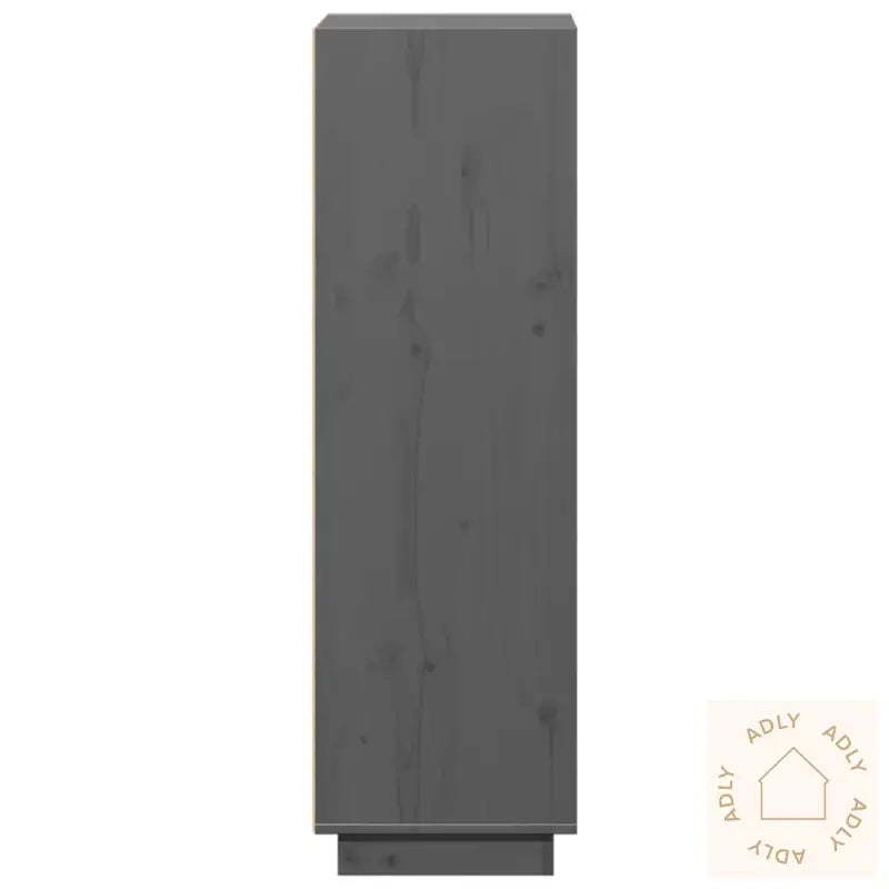 Highboard Grå 37X34X110 Cm Heltre Furu