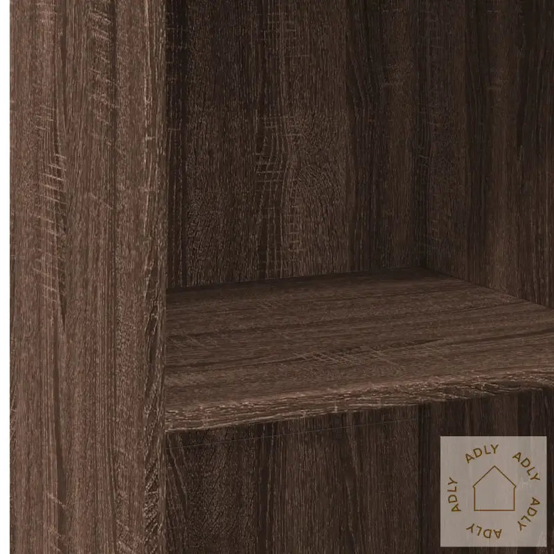 Hylle Brun Eik 50X41X124 Cm Konstruert Tre