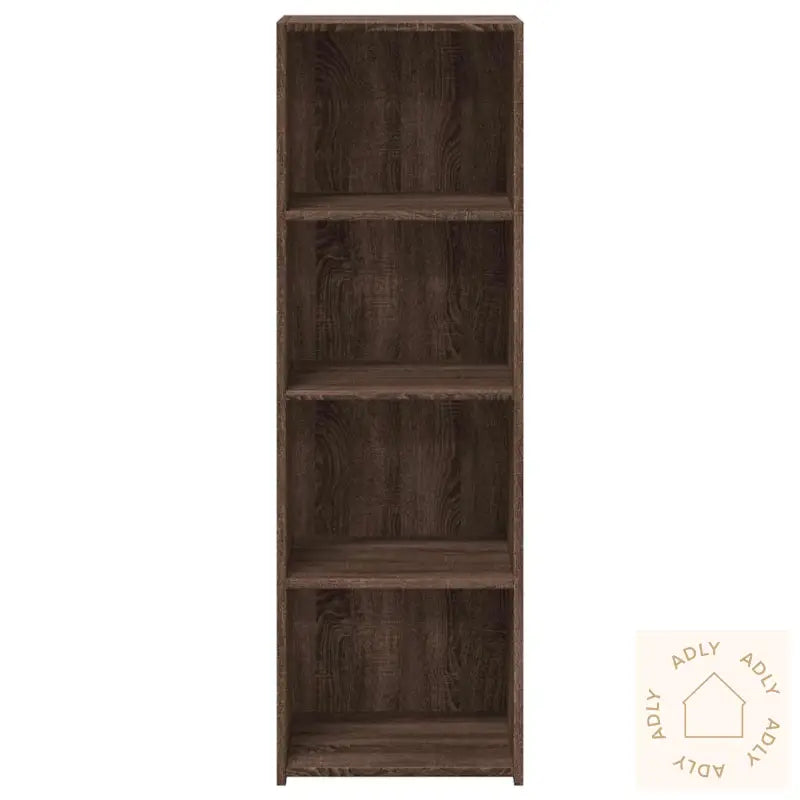 Hylle Brun Eik 40X41X124 Cm Konstruert Tre