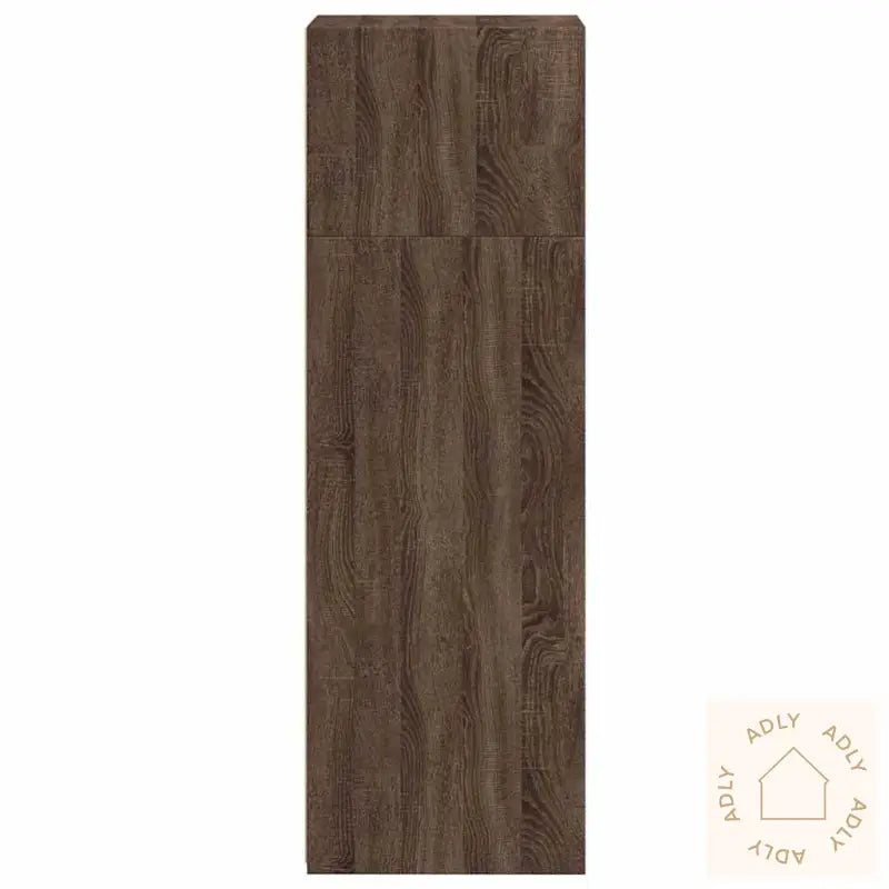 Hylle Brun Eik 40X41X124 Cm Konstruert Tre