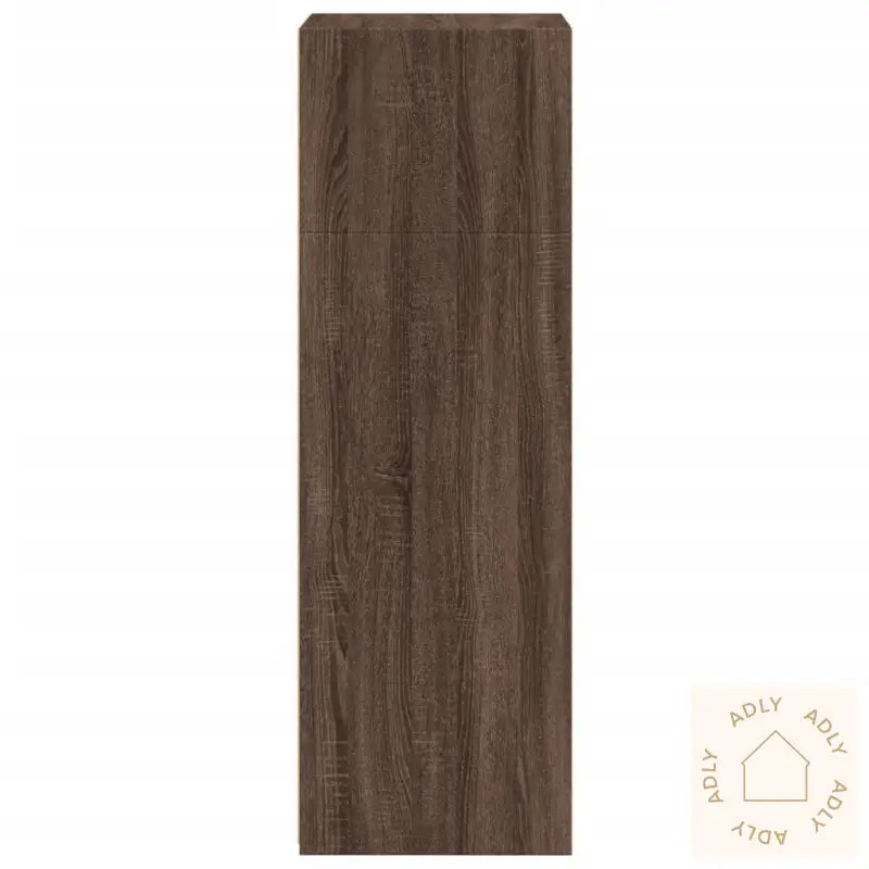 Hylle Brun Eik 50X41X124 Cm Konstruert Tre