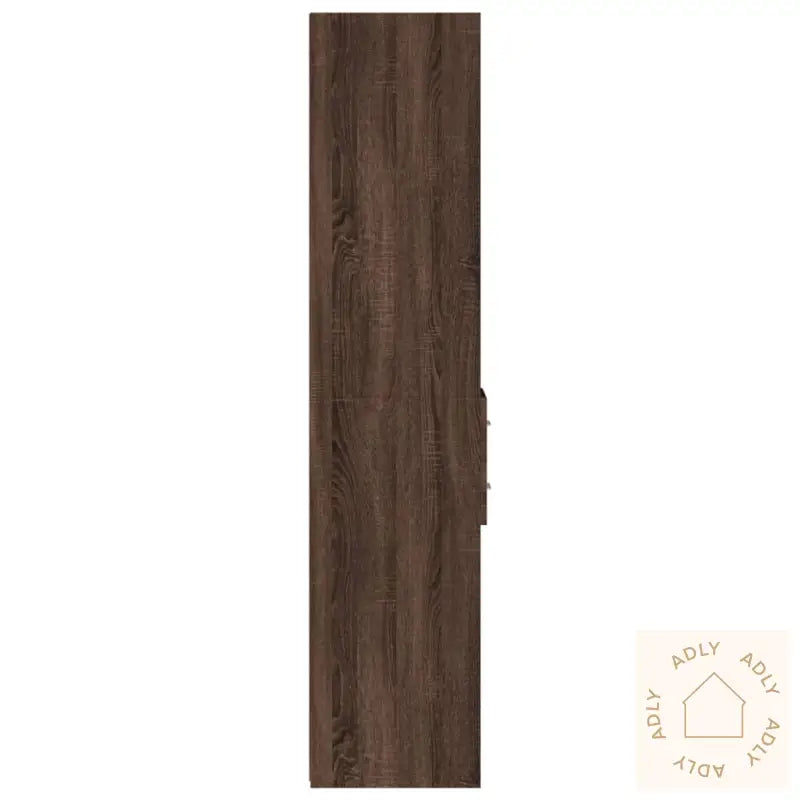 Hylle Brun Eik 30X42,5X185 Cm Konstruert Tre