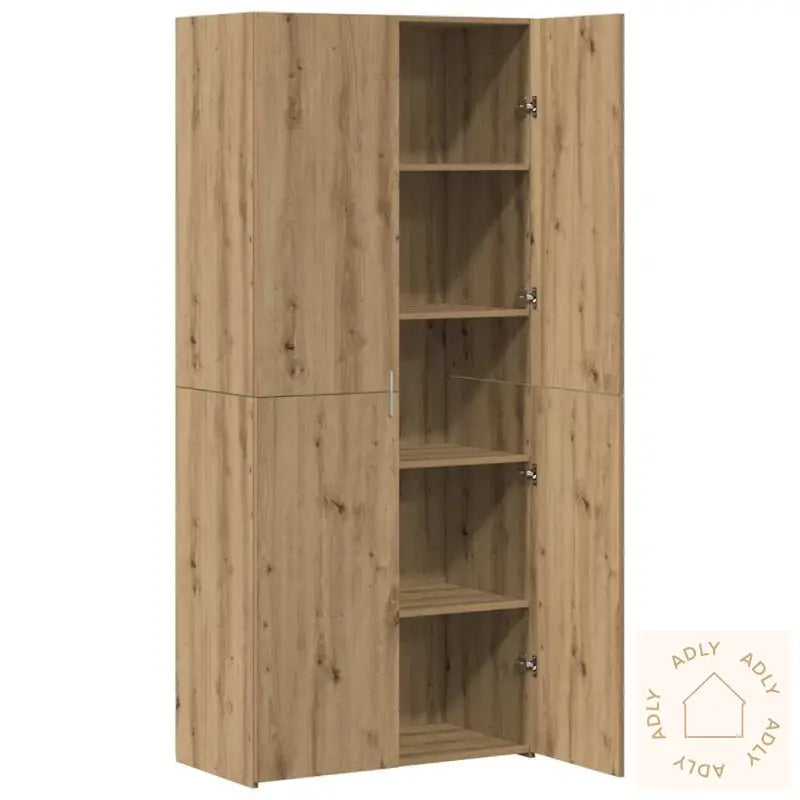 Highboard Artisan Eik 40X42.5X185 Cm Konstruert Tre