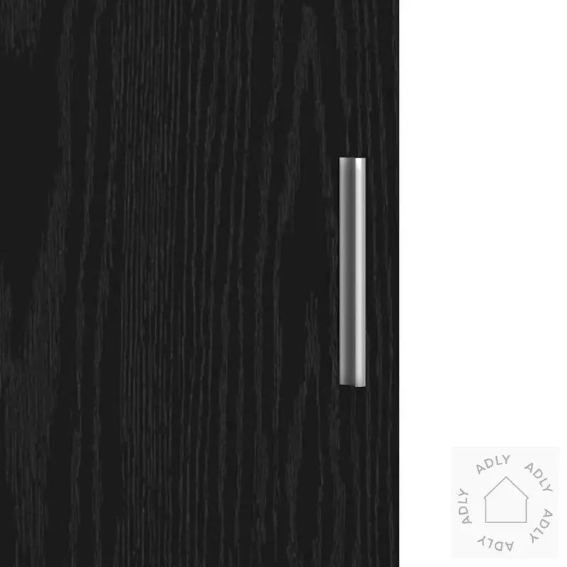 Highboard Svart Eik 40X42.5X185 Cm Treverk
