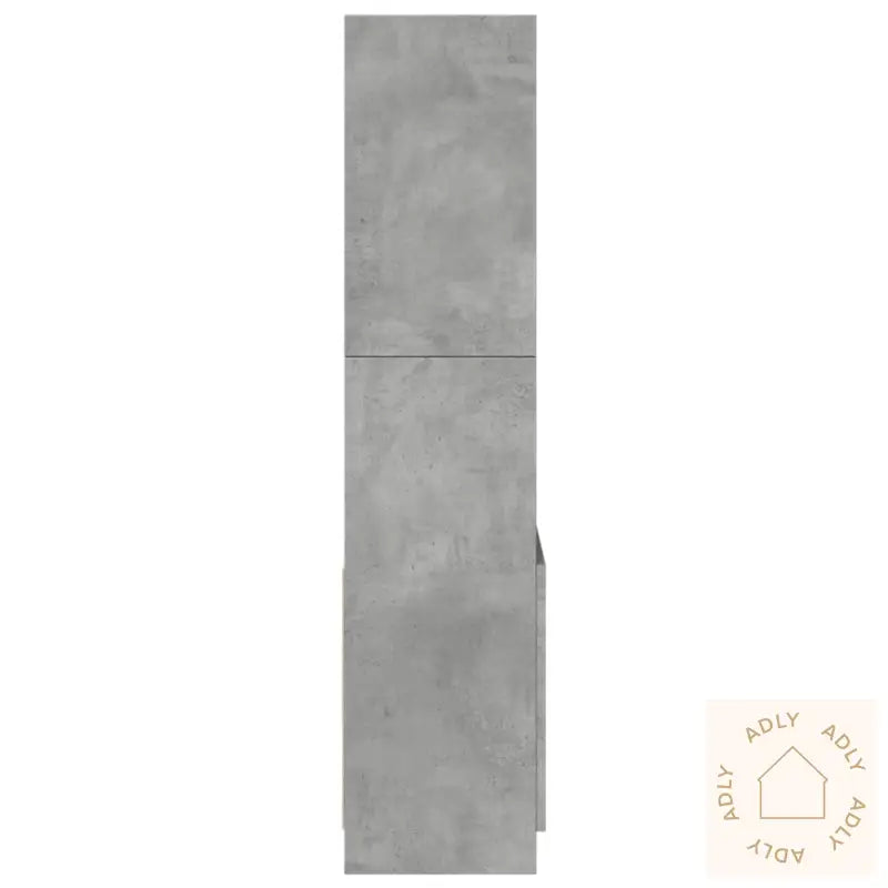 Highboard Betonggrå 63X33X140 Cm Konstruert Tre
