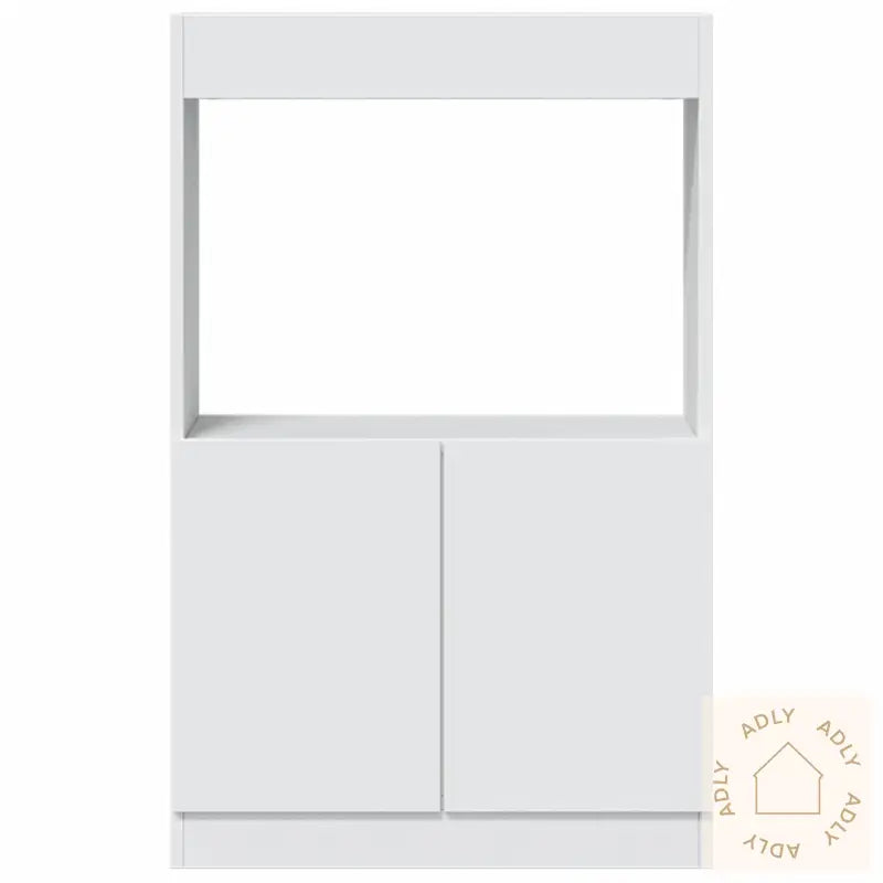 Highboard Hvit 63X33X100 Cm Konstruert Tre