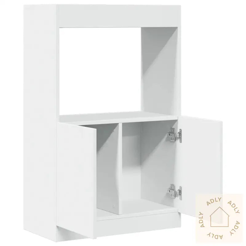 Highboard Hvit 63X33X100 Cm Konstruert Tre