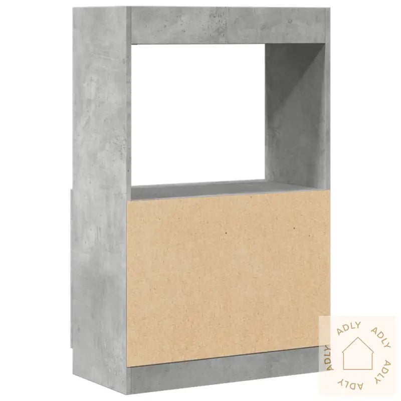 Highboard Betonggrå 63X33X100 Cm Konstruert Tre