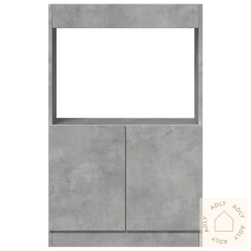 Highboard Betonggrå 63X33X100 Cm Konstruert Tre