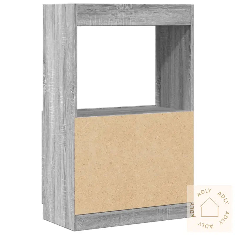 Highboard Grå Sonoma 63X33X100 Cm Konstruert Tre