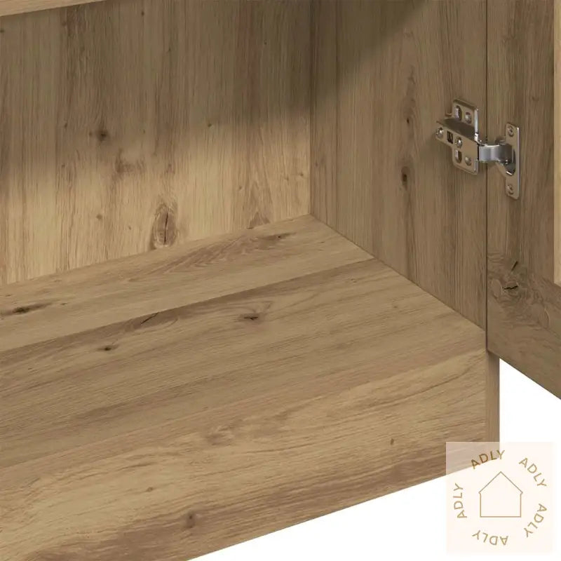 Highboard Artisan Eik 82,5X30,5X185 Cm Konstruert Tre
