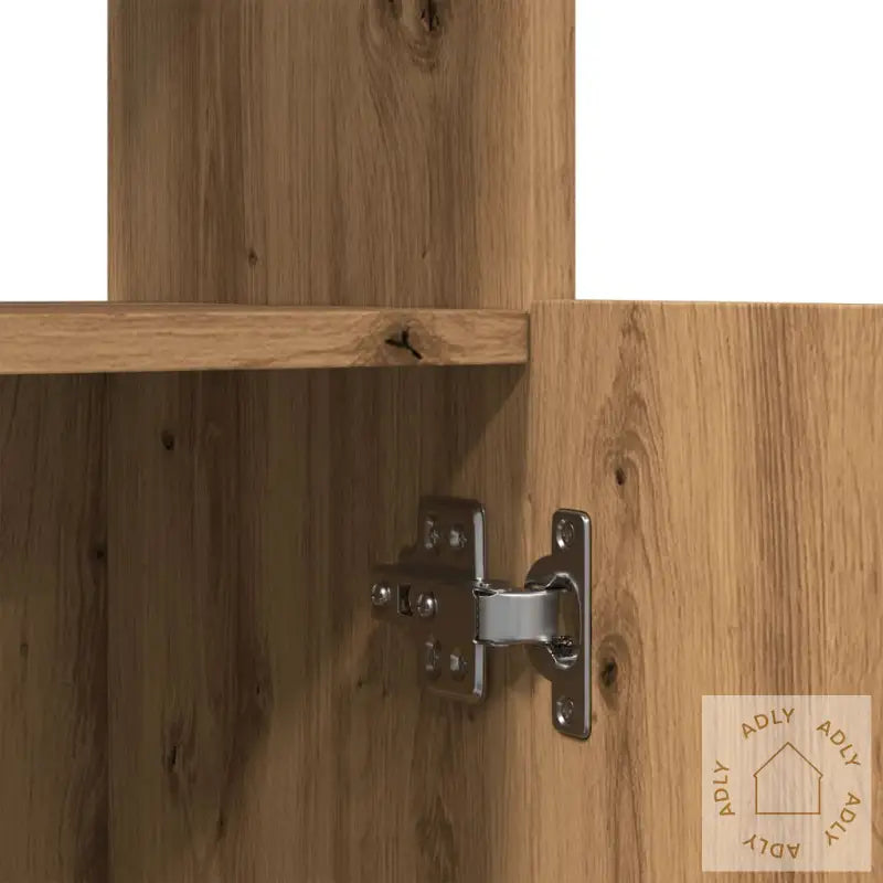 Highboard Artisan Eik 63X33X180 Cm Konstruert Tre