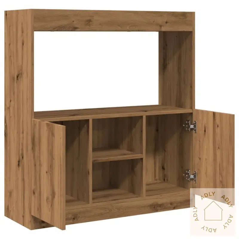 Highboard Artisan Eik 92X33X100 Cm Konstruert Tre