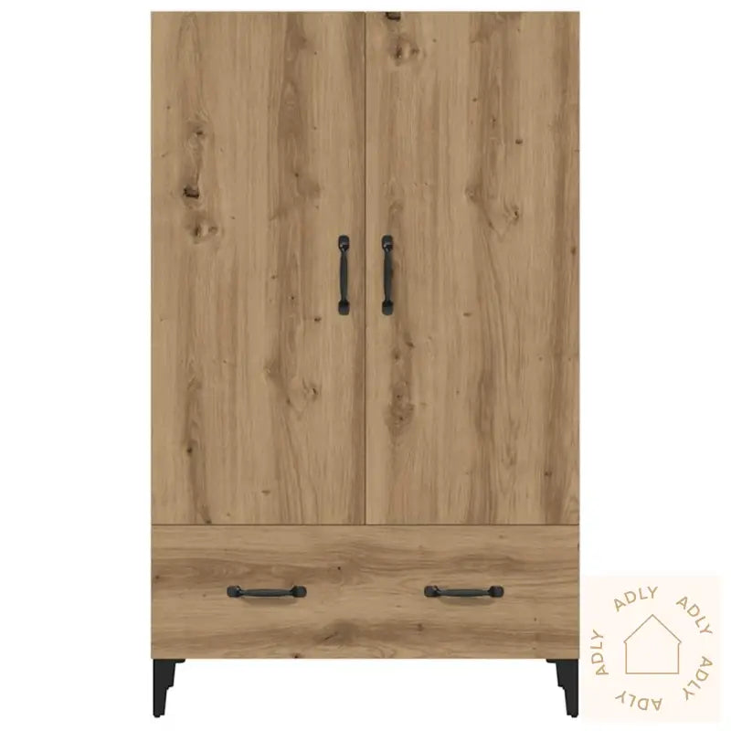 Highboard Artisan Eik 70X31X115 Cm Konstruert Tre
