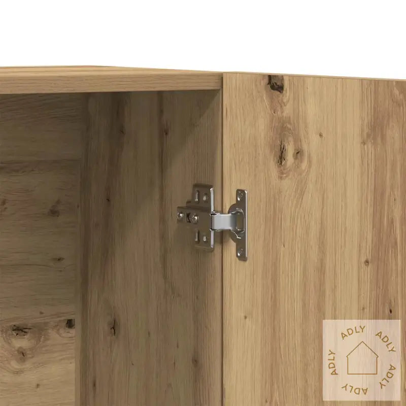 Highboard Artisan Eik 70X31X115 Cm Konstruert Tre