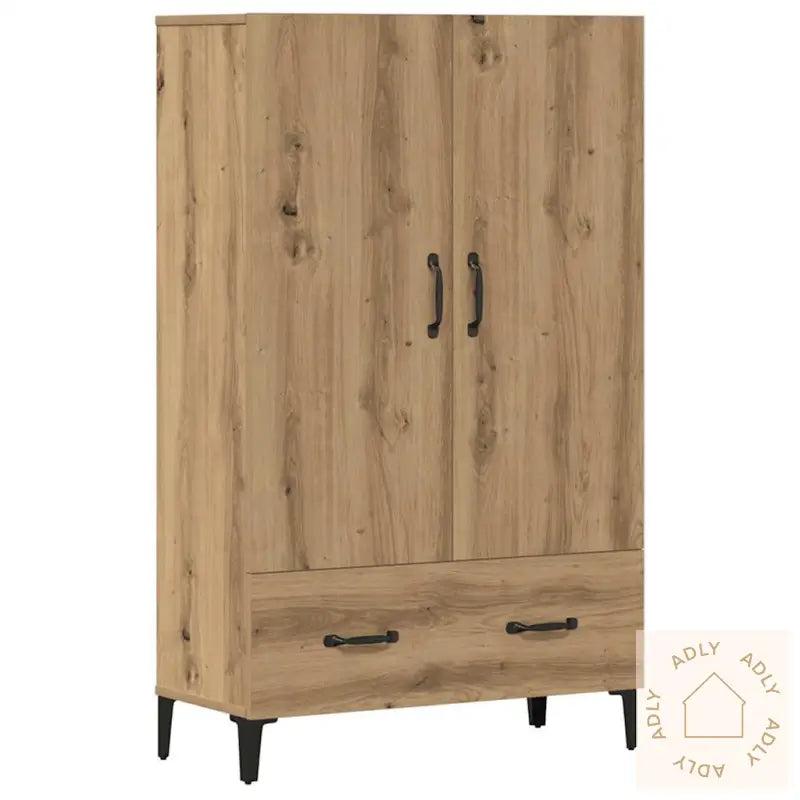 Highboard Artisan Eik 70X31X115 Cm Konstruert Tre