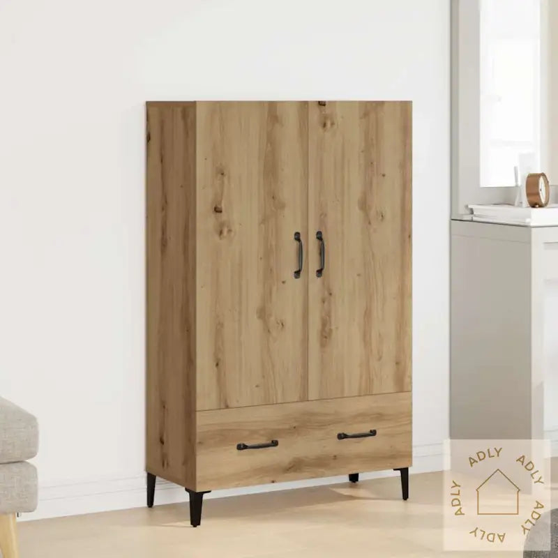 Highboard Artisan Eik 70X31X115 Cm Konstruert Tre