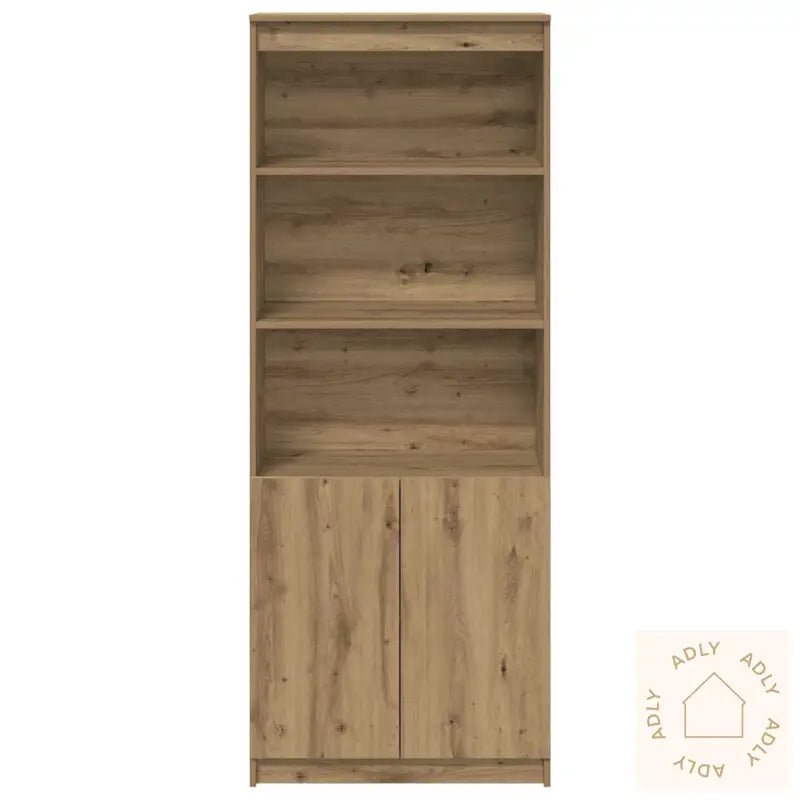 Highboard Artisan Eik 70X35X180 Cm Konstruert Tre