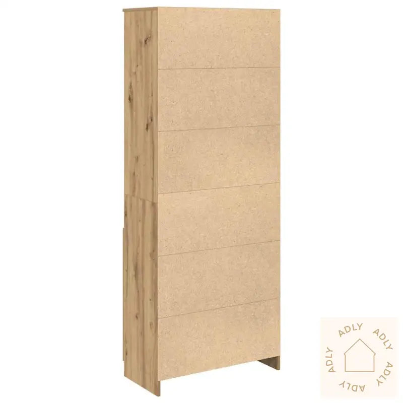 Highboard Artisan Eik 70X35X180 Cm Konstruert Tre