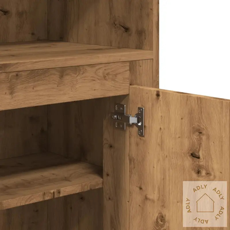 Highboard Artisan Eik 60X35,5X103,5 Cm Konstruert Tre
